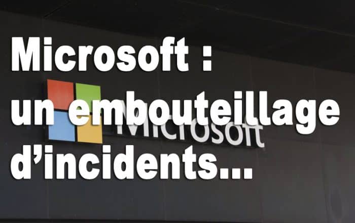 Microsoft incidents