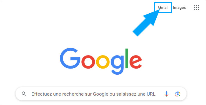 Accès à Gmail depuis le moteur de recherche Google