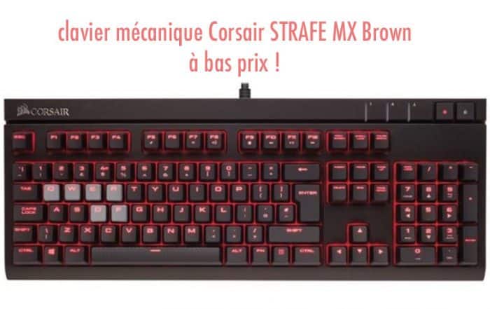 clavier mécanique Corsair STRAFE MX Brown