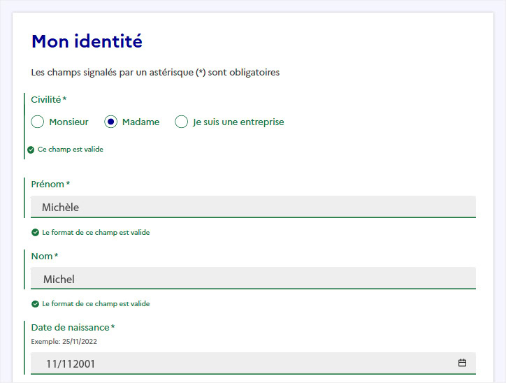 Je donne mon identité avant de donner celles du conducteur fautif