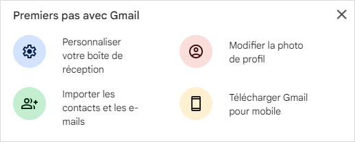 Les premiers pas avec Gmail pour les nouveaux comptes