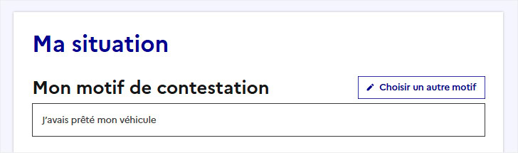 On confirme le motif de la dénonciation ou on le modifie